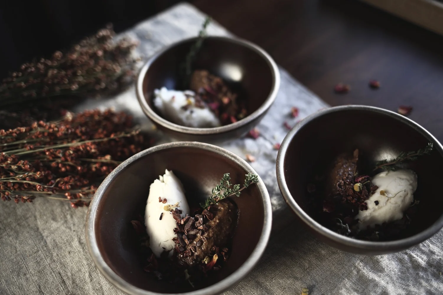 Bear butter ingredients ready for blending